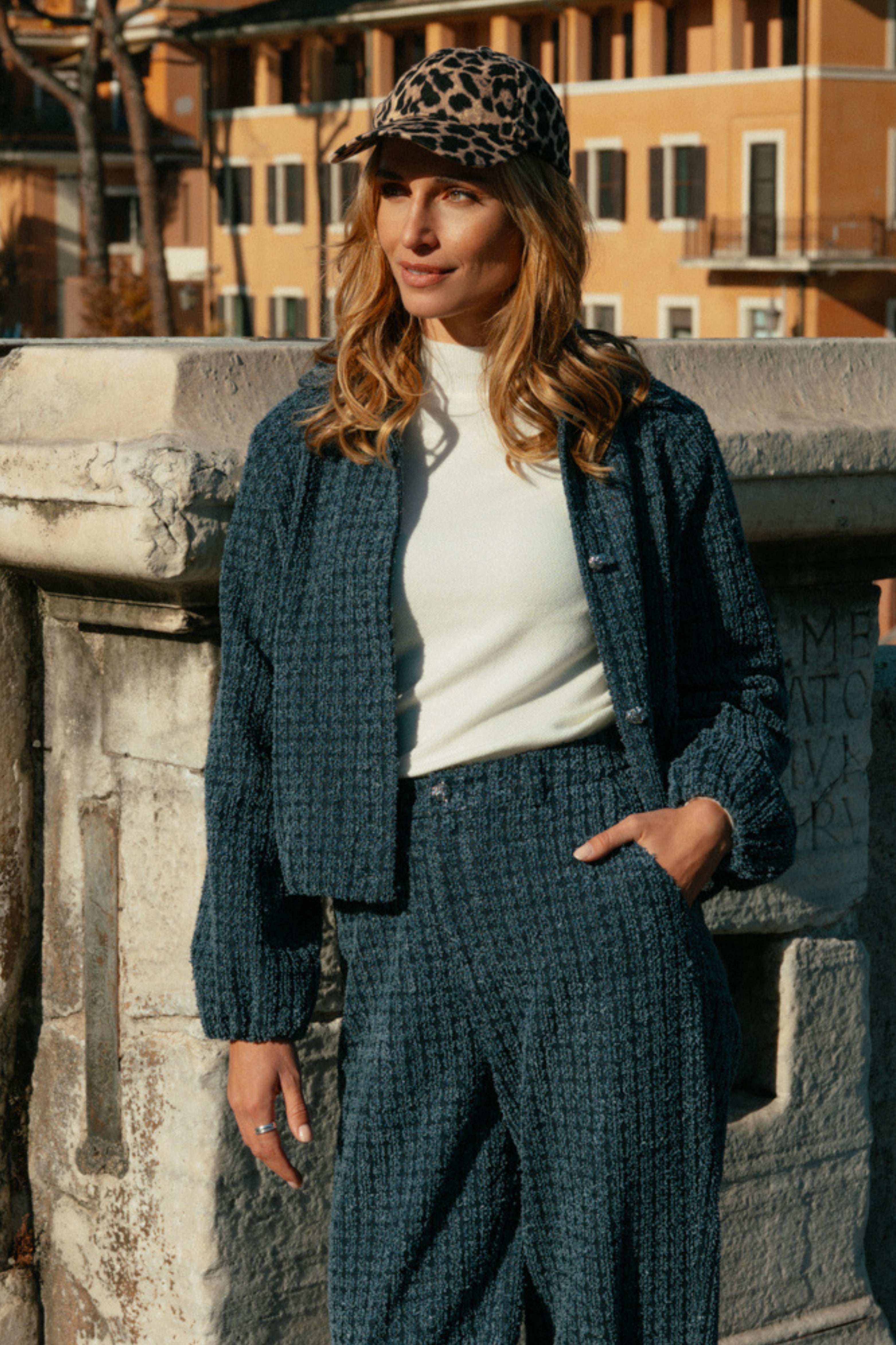 Top Slaine Wool White