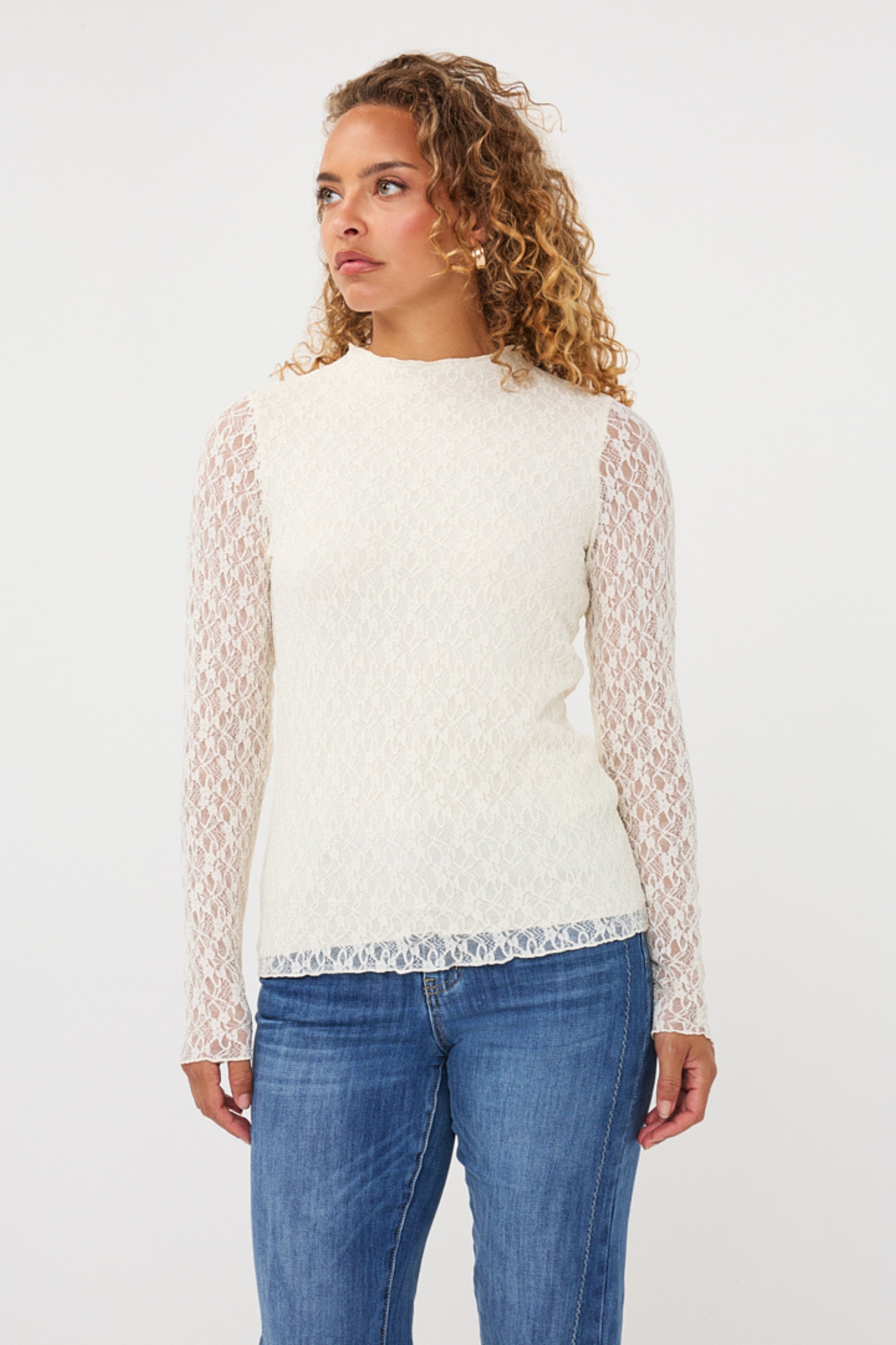 Top Lace Offwhite F26.30504