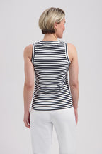 Travel Top Sandy White Black L24.580.3331