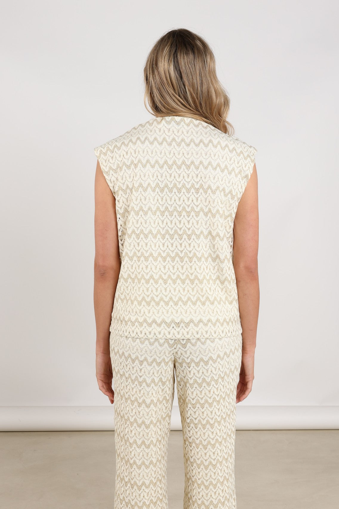 Top Fallon Offwhite Gold NKS01177