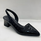 PointEase™ | Women's Croc Pointed Toe Slingback Heels
