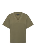 Top Sweat V-Neck Olive 251040