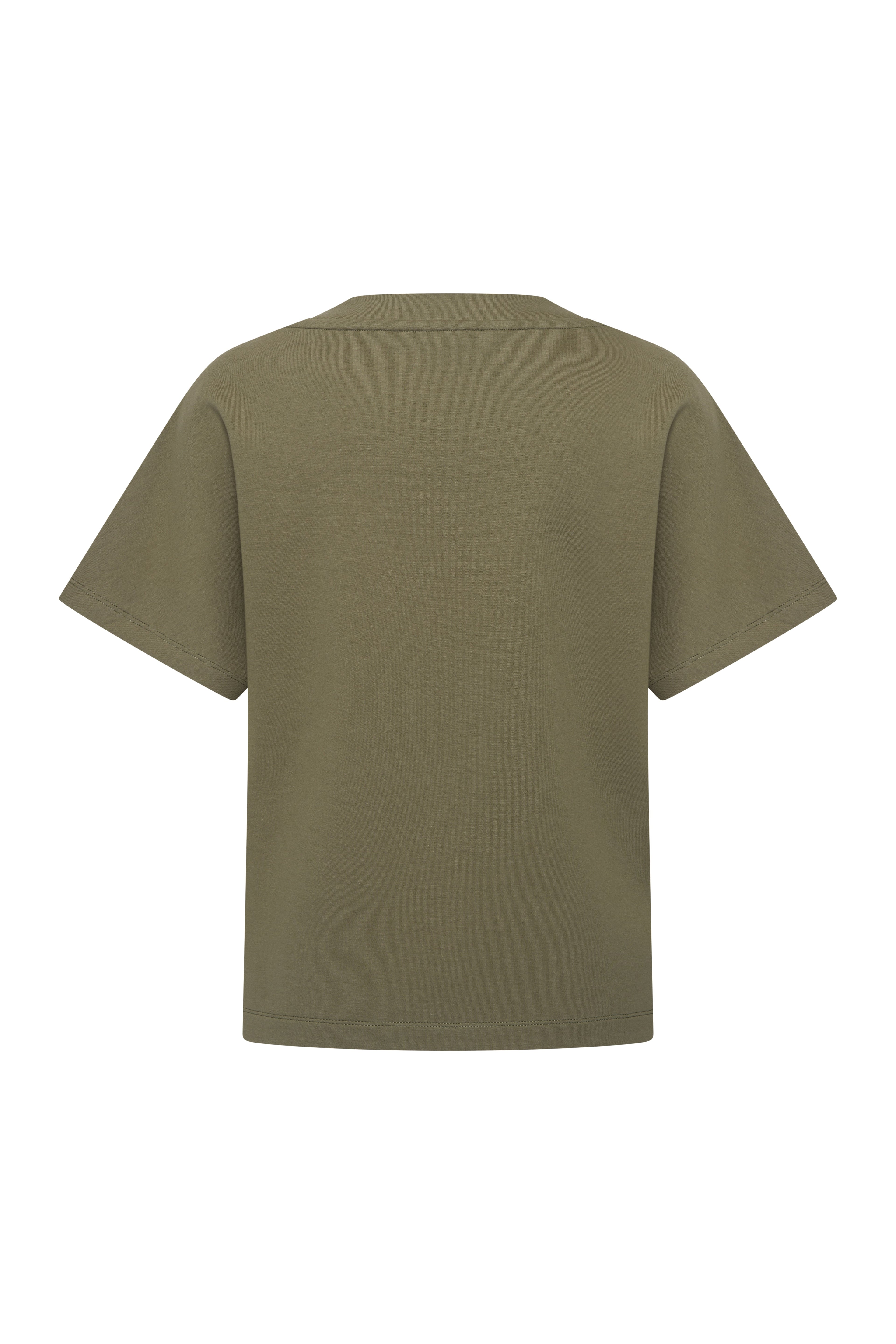 Top Sweat V-Neck Olive 251040