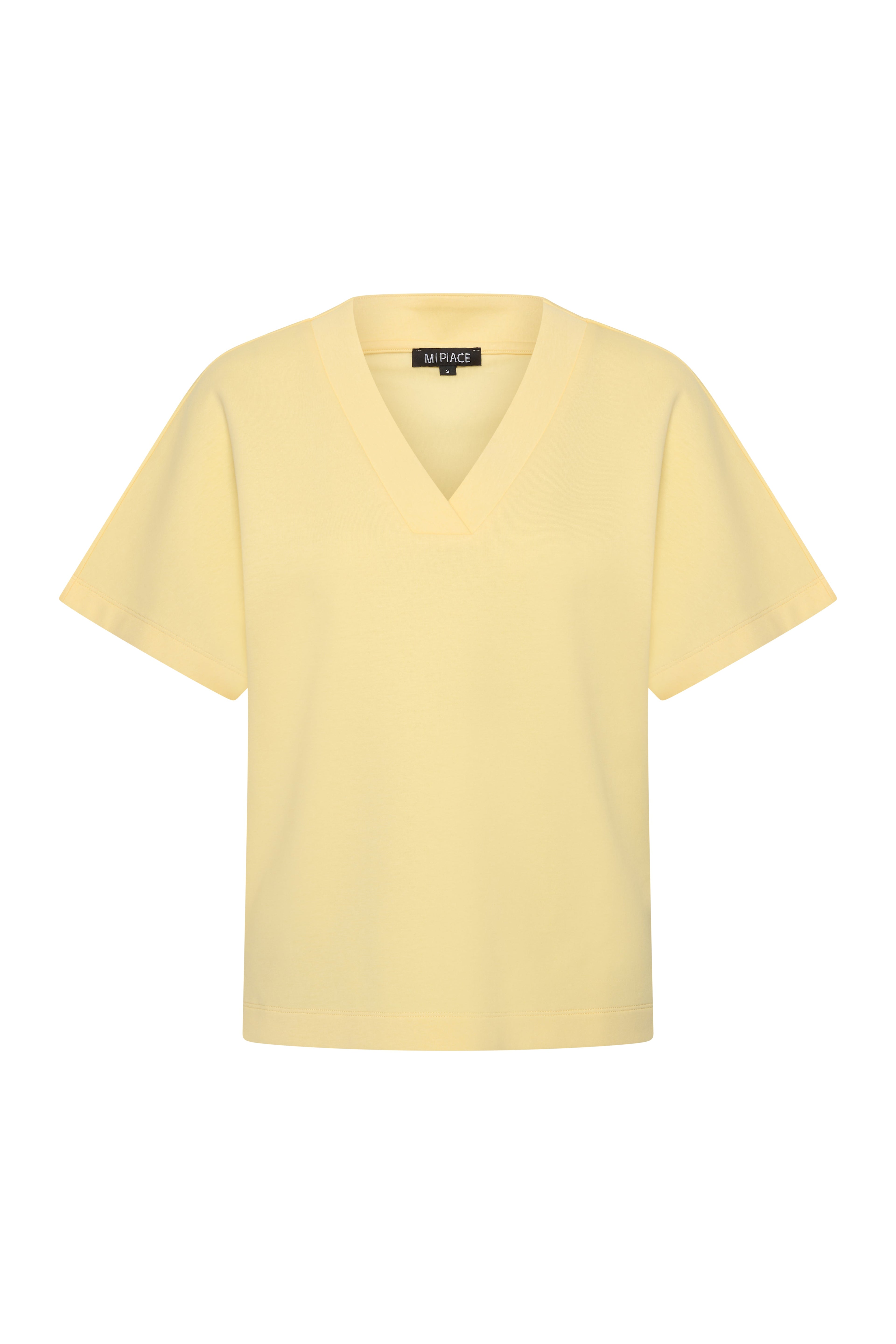 Top Sweat V-Neck Lemon Yellow 251040