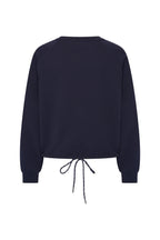 Top Sweat Cord Navy 251038