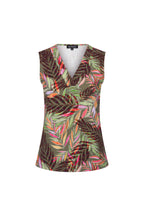 Travel Top Pencil Branches Print Olive 202425
