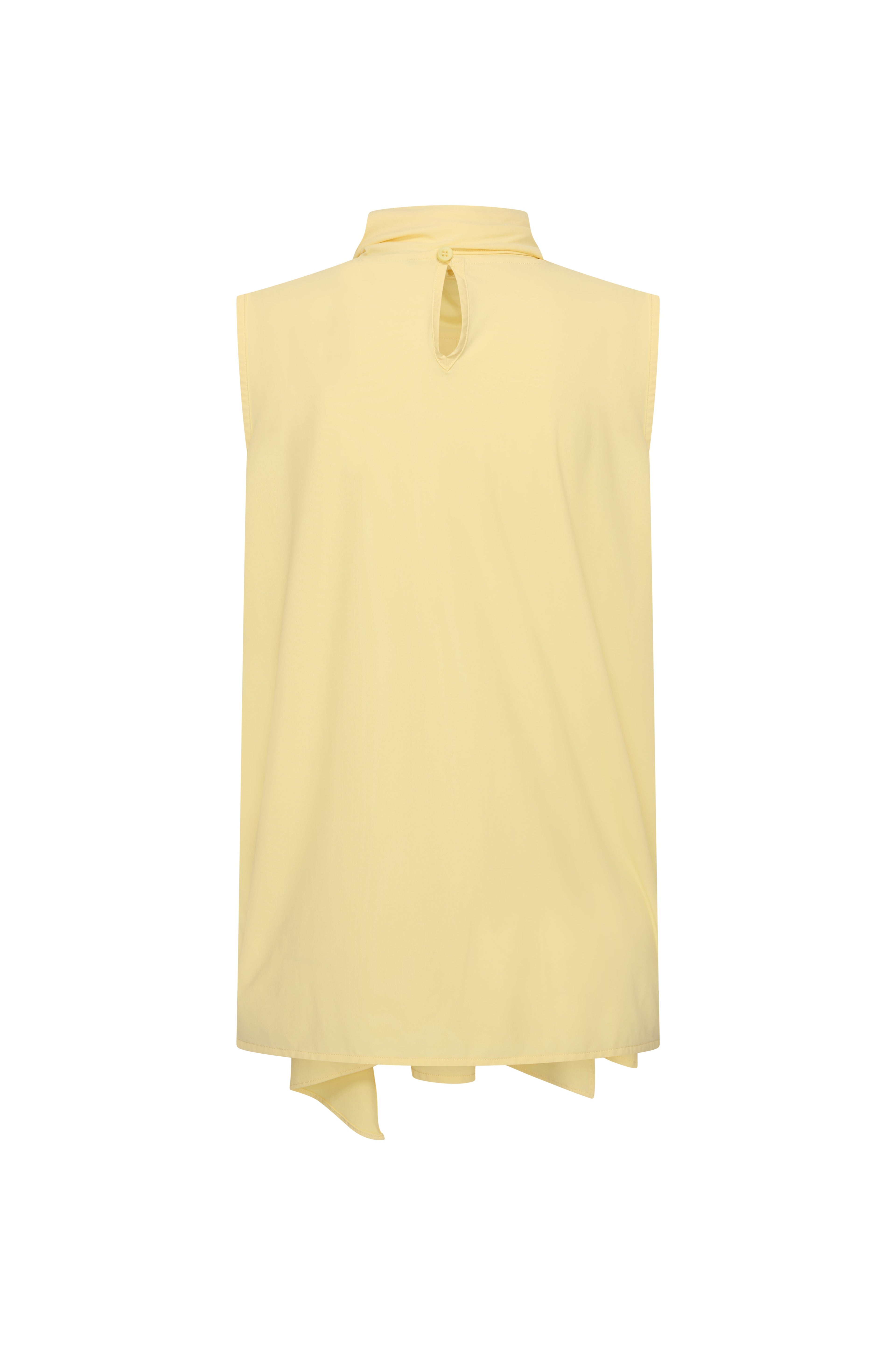 Travel Blouse Bow Lemon Yellow 202830