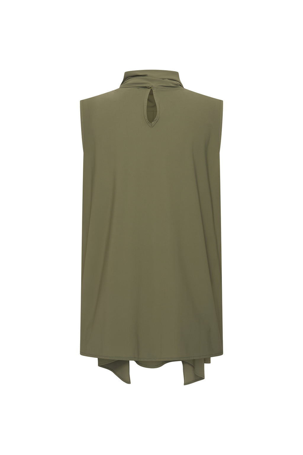 Travel Blouse Bow Olive 202830