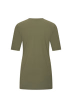 Travel Top Drape Neck Olive 202829