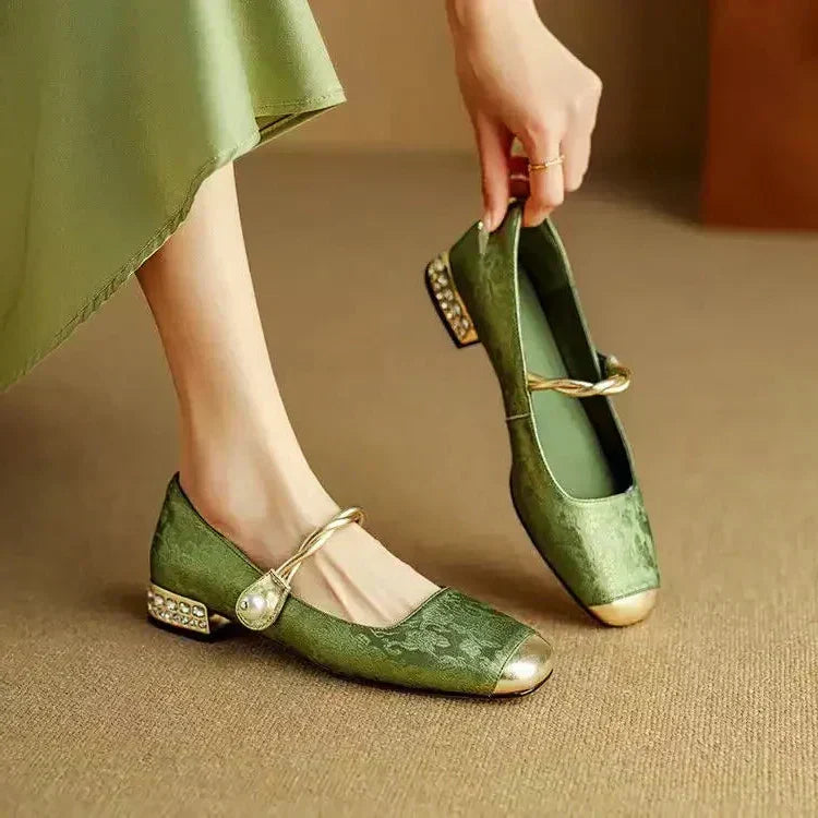 Mestelle™ | Elegant Leather Mary Janes