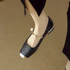 Mestelle™ | Elegant Leather Mary Janes