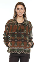 Southwestern Print Shacket