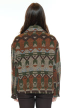Southwestern Print Shacket