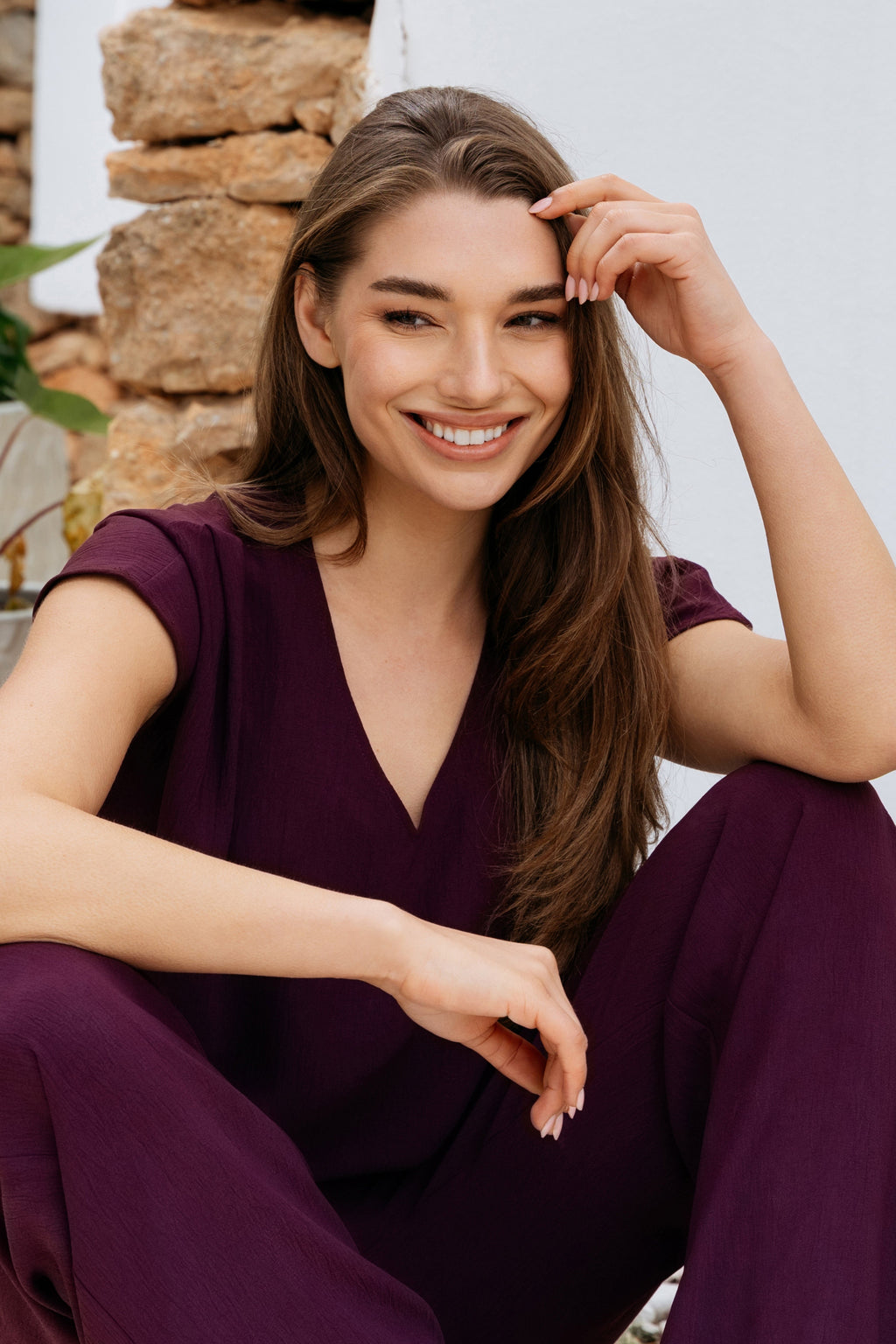 Top Macy Plum TO362