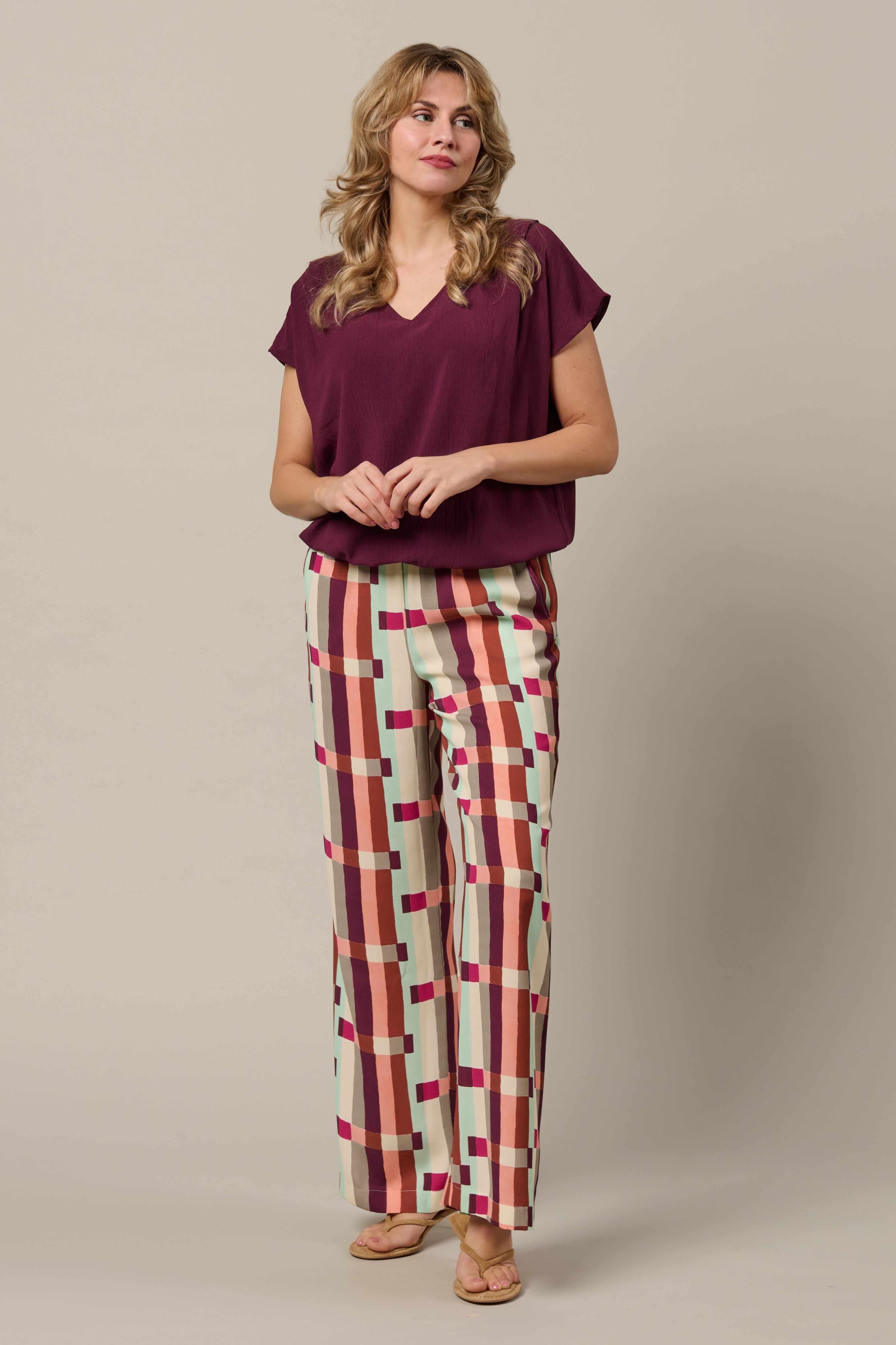 Top Macy Plum TO362