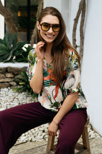 Top Agnes Flower Vanilla Multi TO368
