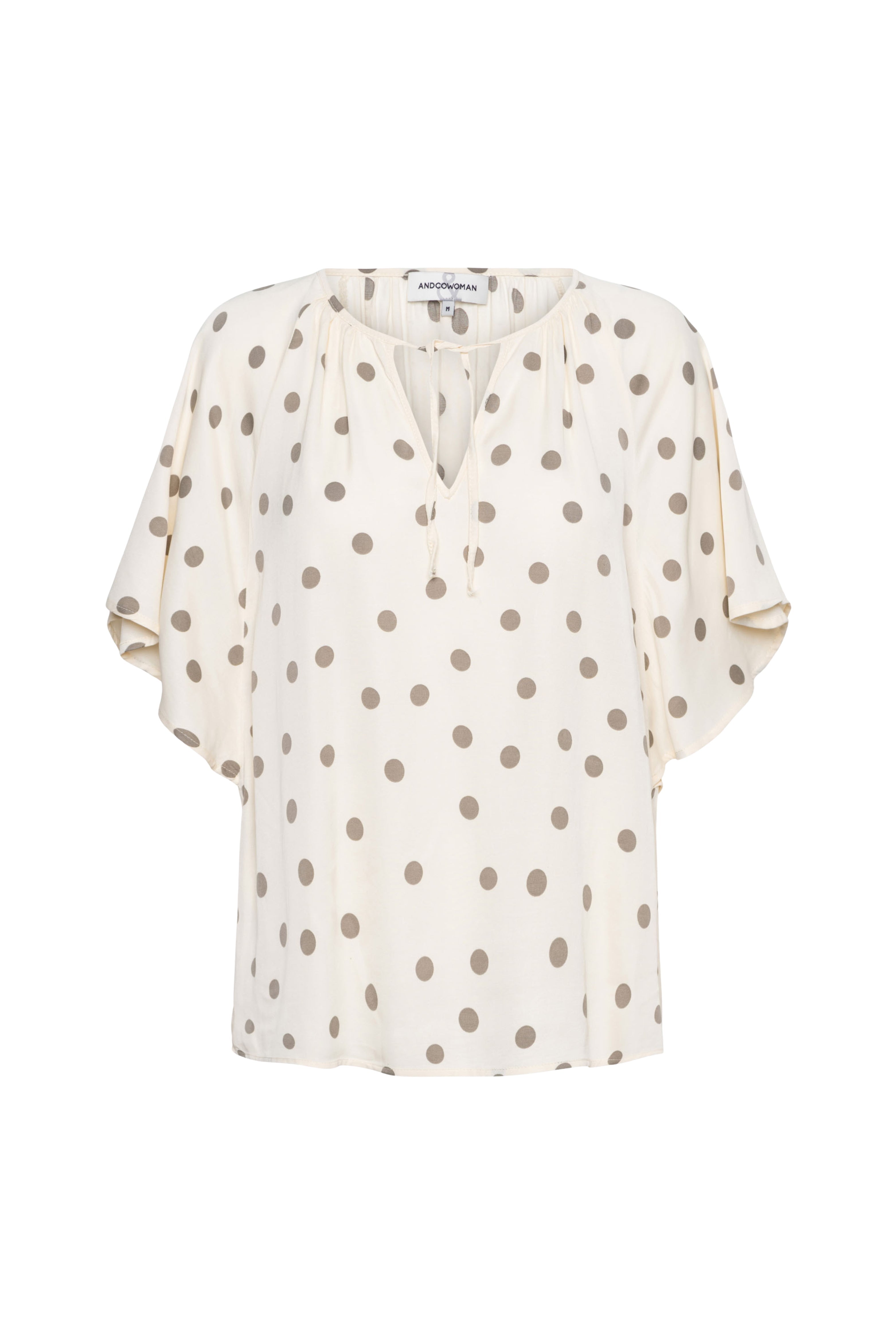 Top Axelle Dot Vanilla Khaki TO369