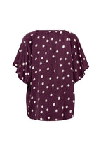 Top Axelle Dot Plum Multi TO369