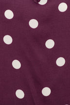 Top Axelle Dot Plum Multi TO369