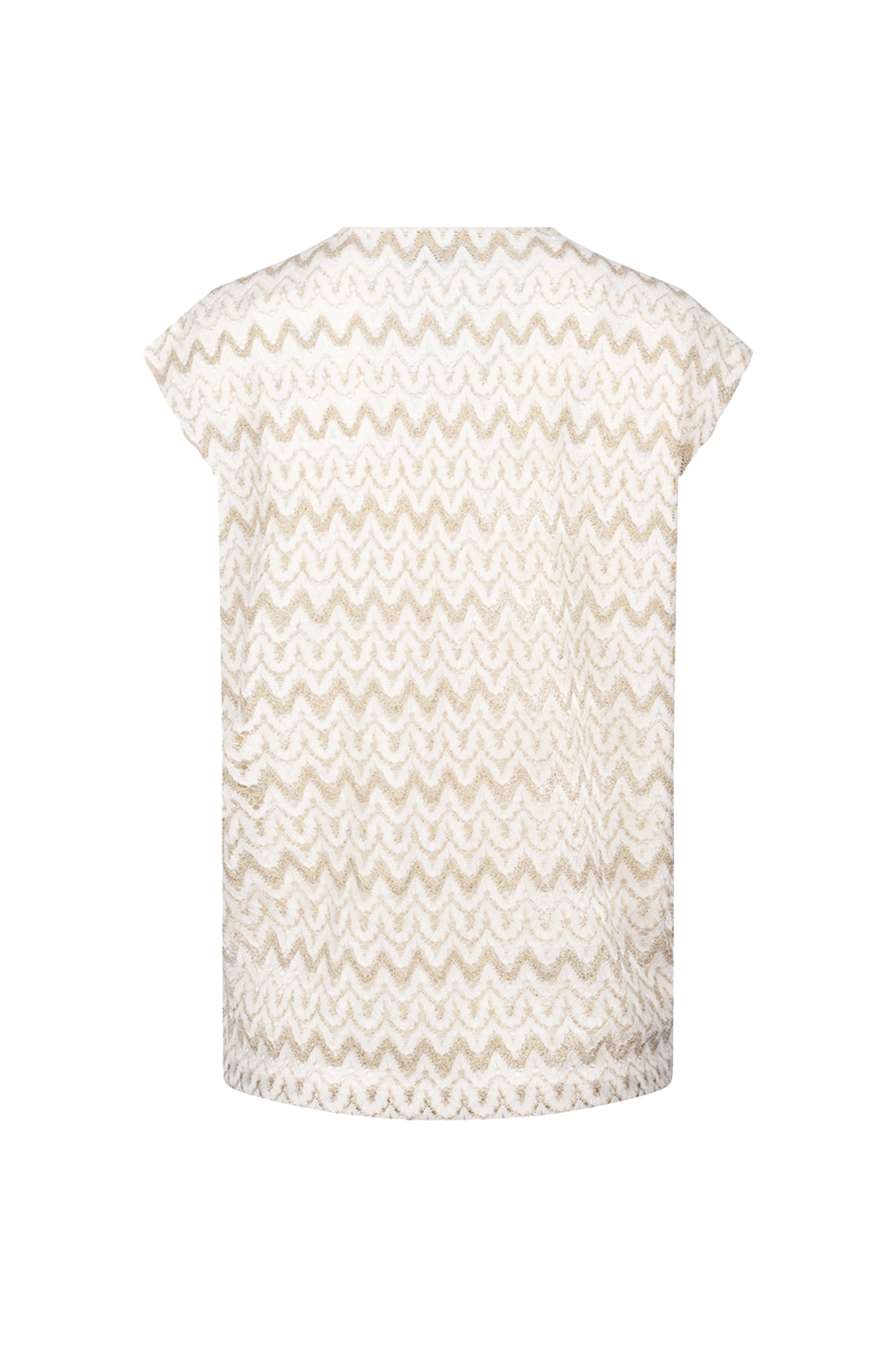 Top Fallon Offwhite Gold NKS01177