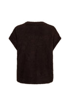 Top Sleeveless Fuzzy Espresso SRB5116