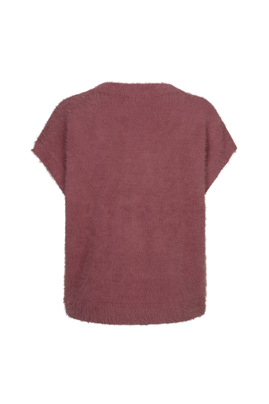 Top Sleeveless Fuzzy Mauve SRB5116