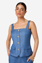 Top Tami Denim Blue