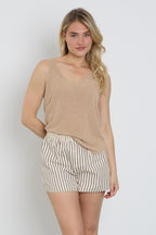 Top Knitted Lux Beige