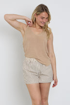 Top Knitted Lux Beige