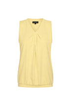Travel Top Pleated Lemon Yellow 202814