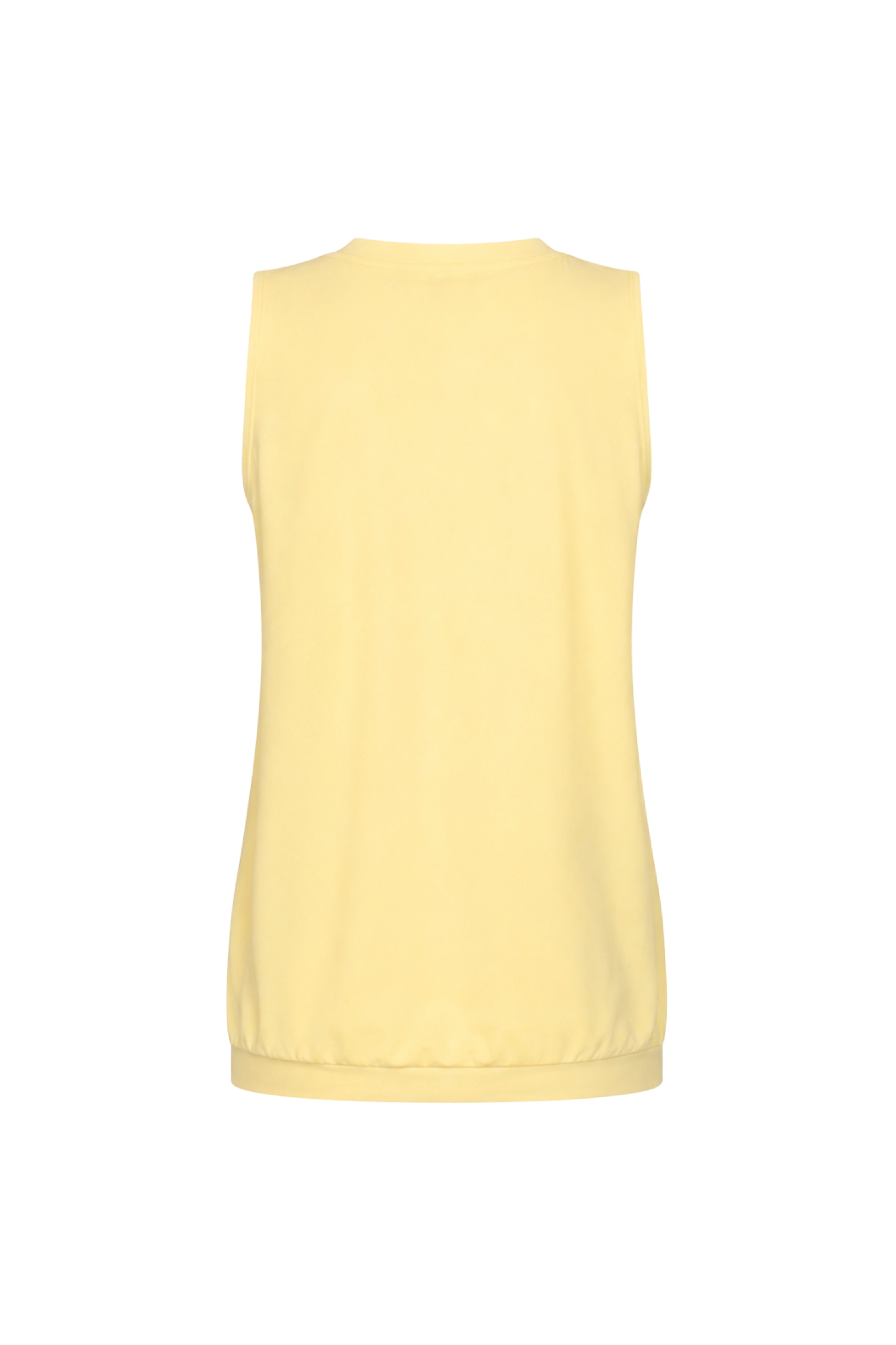 Travel Top Pleated Lemon Yellow 202814