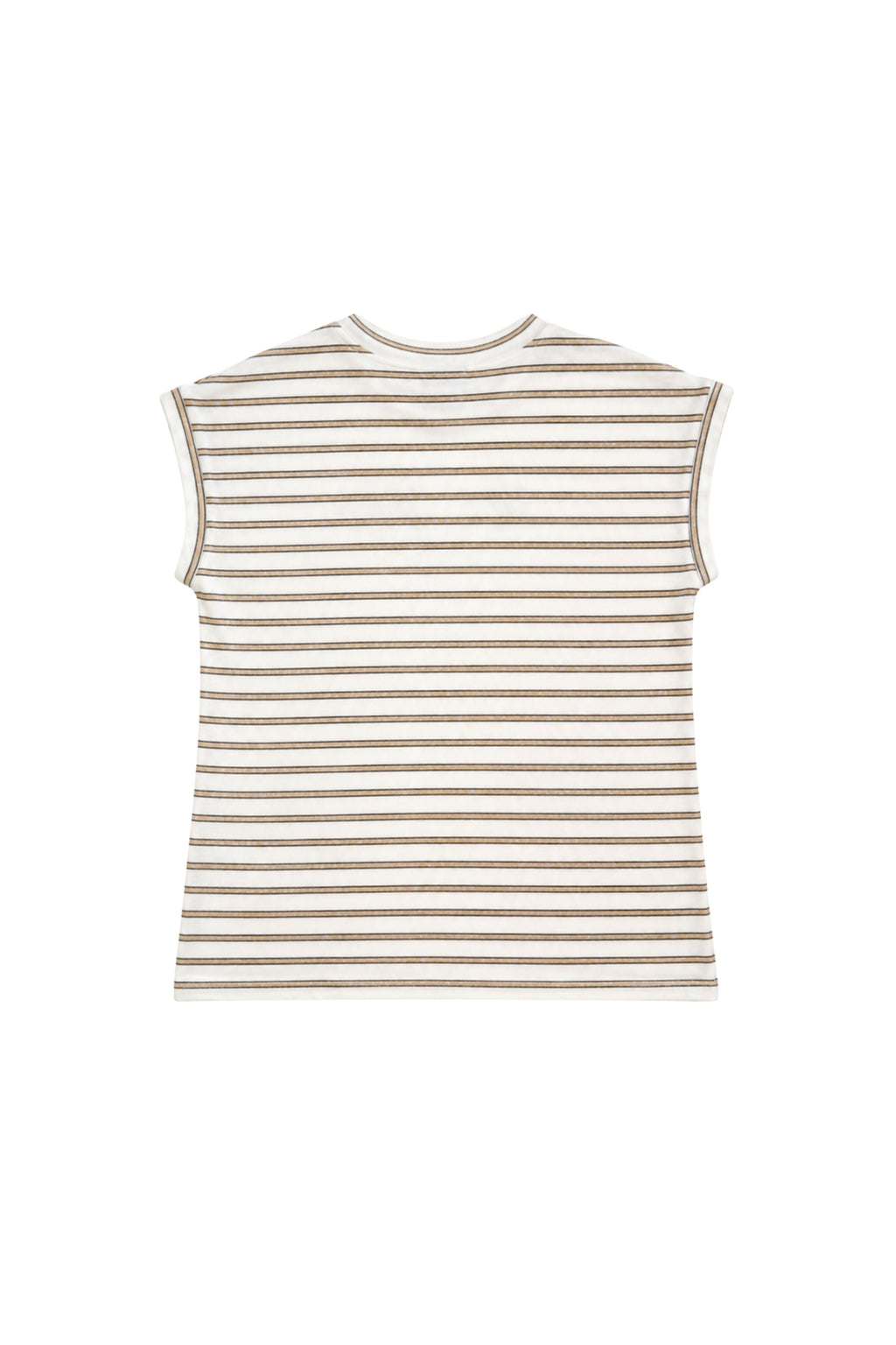 Top Luna Striped Creme