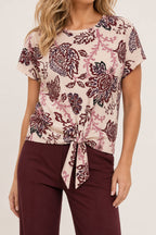 Top Strik Paisley Print Port 183629