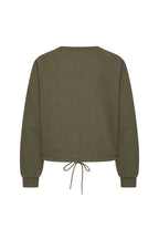 Top Sweat Cord Olive 251038
