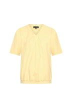 Travel Top Pleated Lemon Yellow 202815
