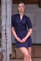 Travel Top Lace Navy 202828