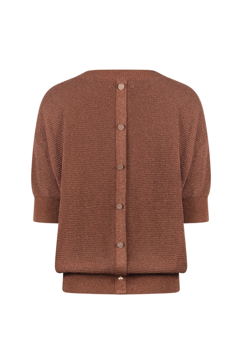 Top Kinty Lurex Espresso NKF01068