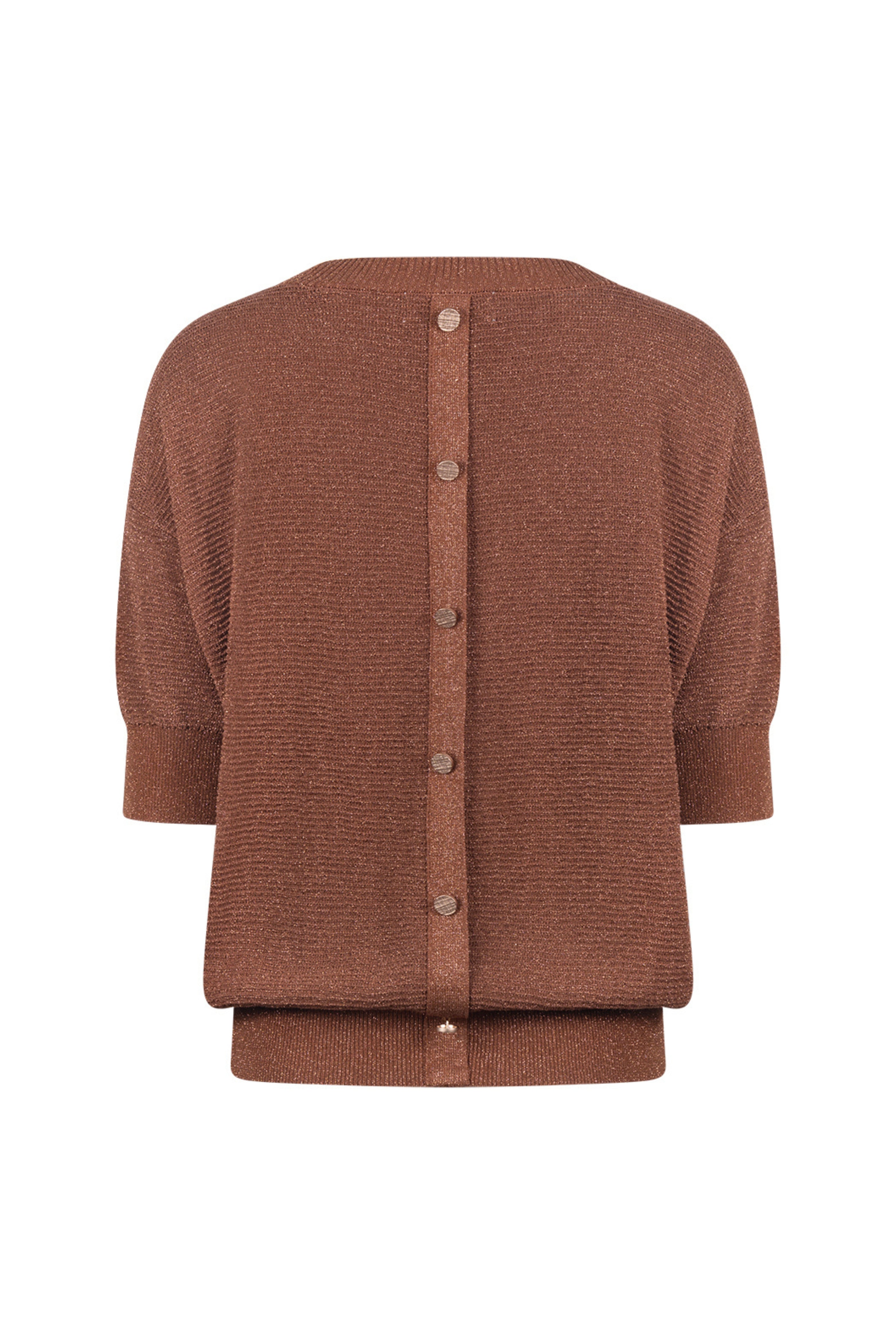 Top Kinty Lurex Espresso NKF01068