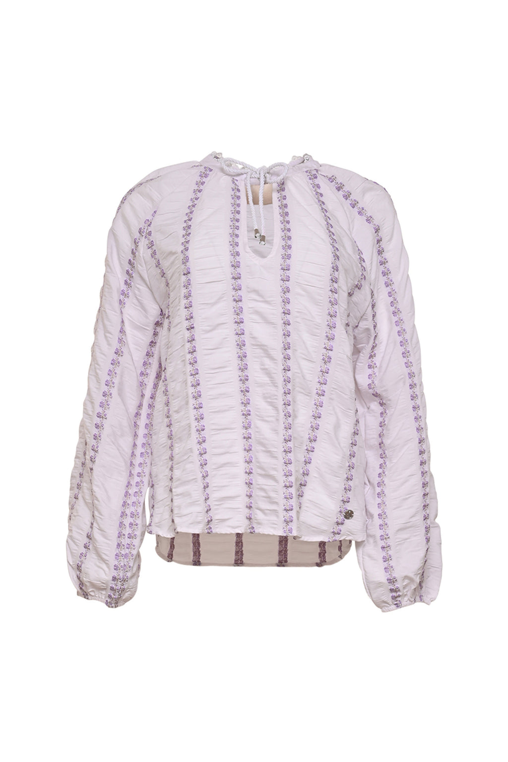 Top Totton Lilac Stripe