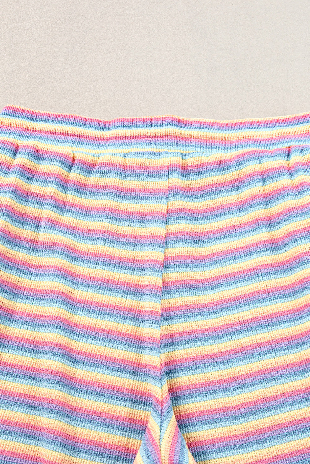 Tee Tasseled String Wide Leg Pants Set