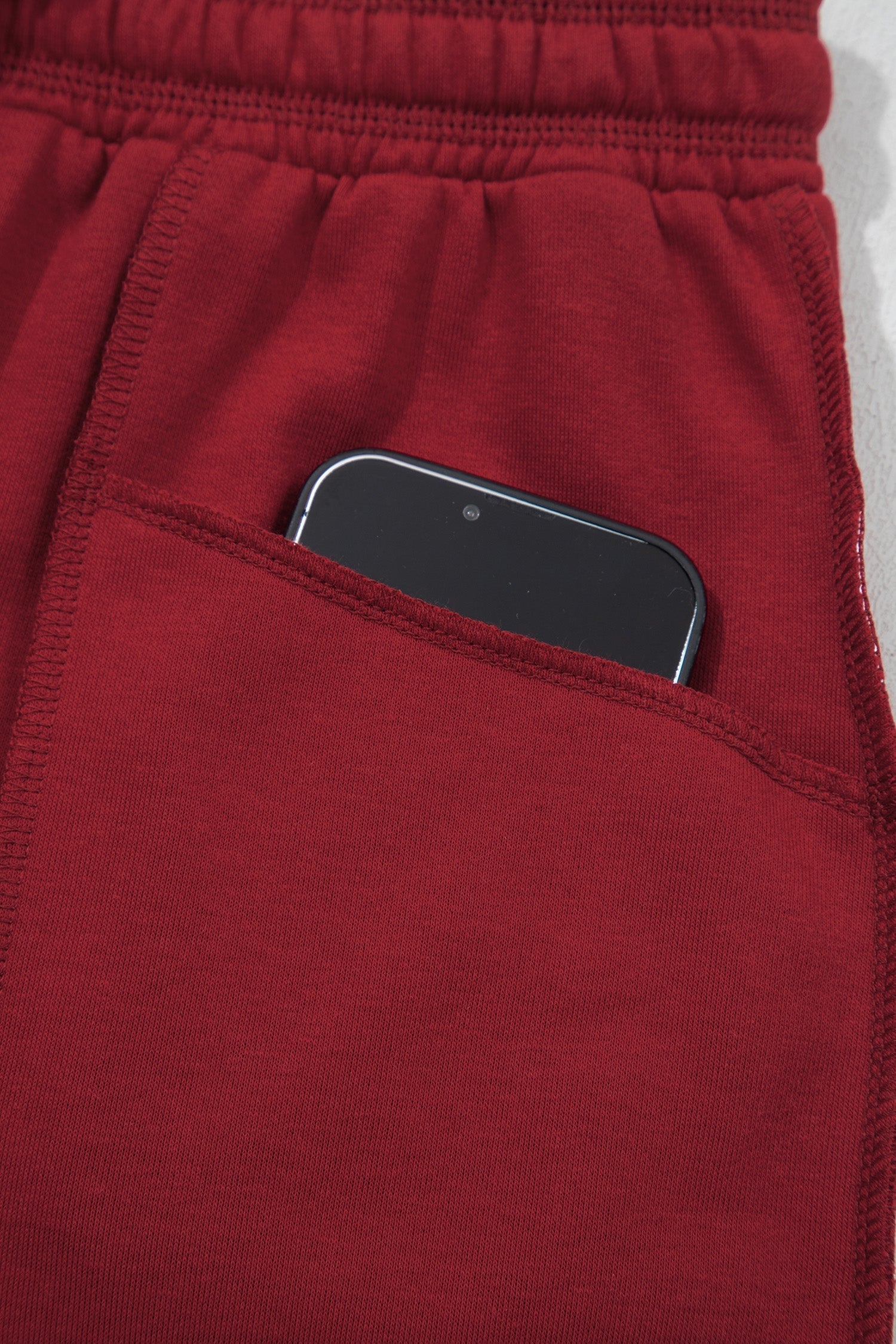 Racing Red Drop Shoulder Boxy Tee and Barrel Pants Set