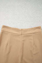 Parchment High Waist Full Length Regular Fit Pants