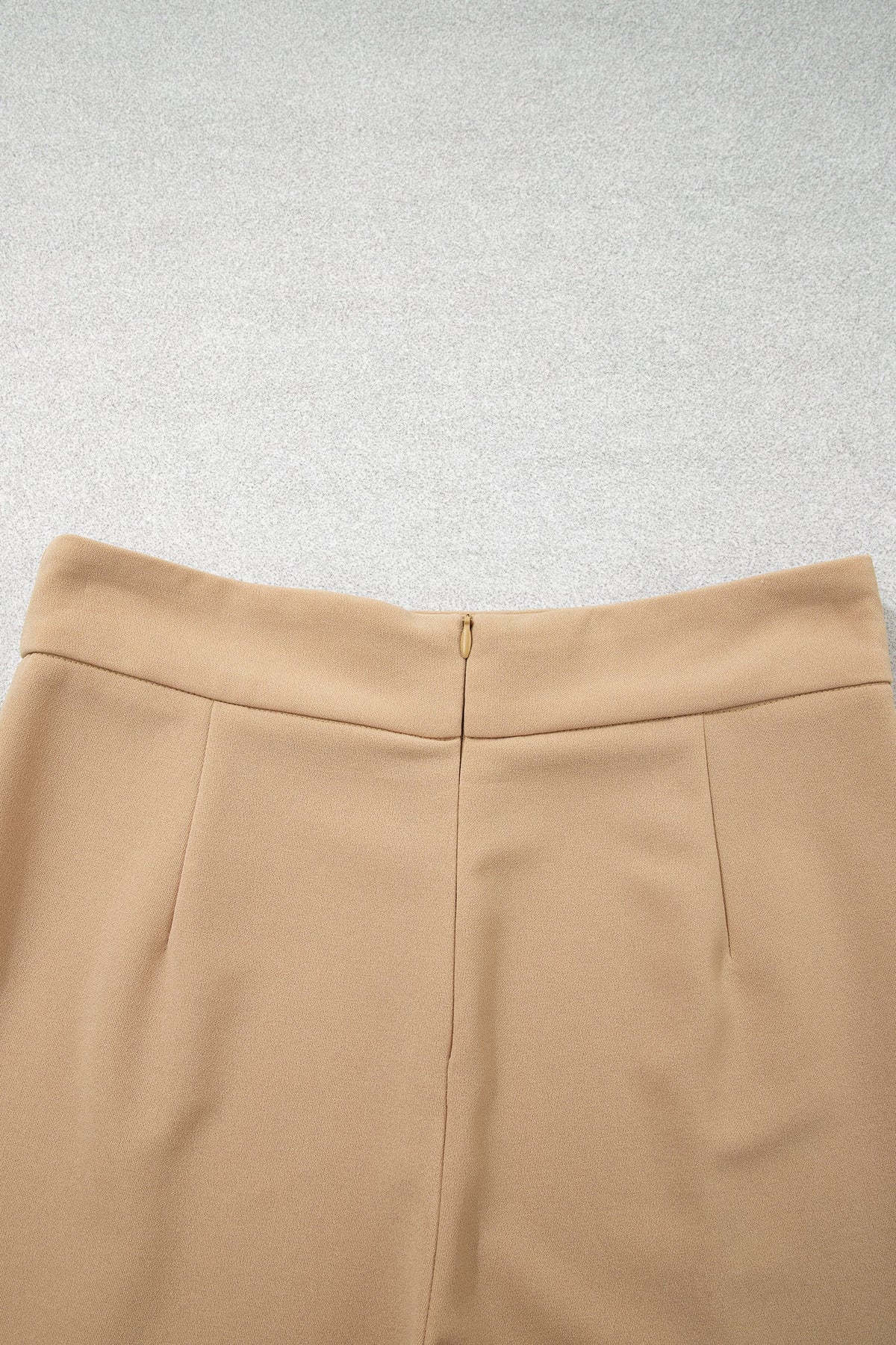 Parchment High Waist Full Length Regular Fit Pants