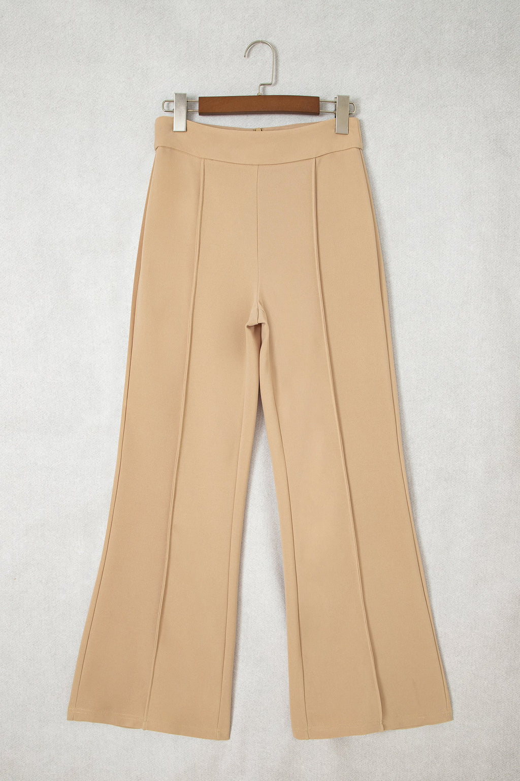 Parchment High Waist Full Length Regular Fit Pants