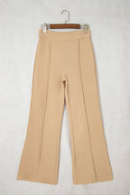 Parchment High Waist Full Length Regular Fit Pants