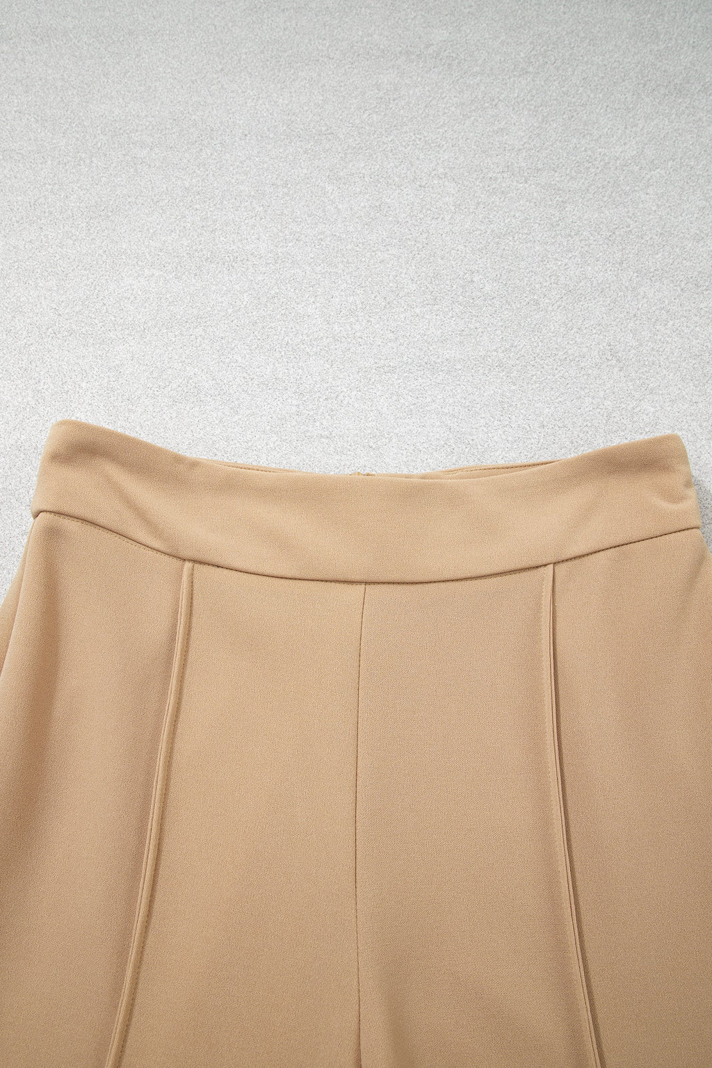 Parchment High Waist Full Length Regular Fit Pants