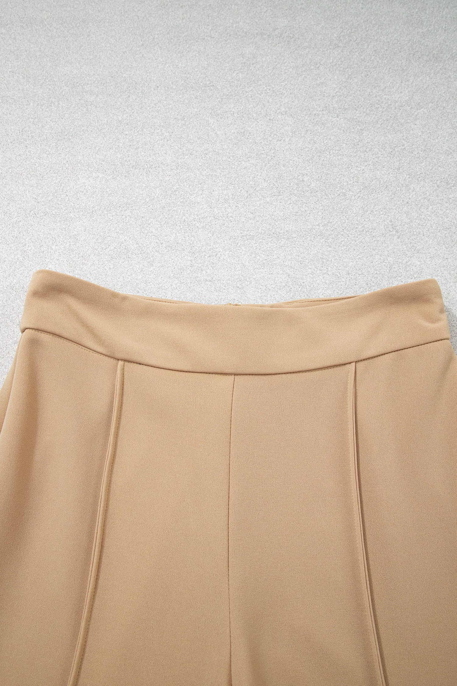 Parchment High Waist Full Length Regular Fit Pants