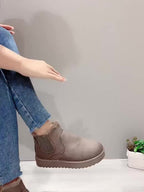 Marisol™ | Fleece-Lined Chelsea Winter Ankle Boots