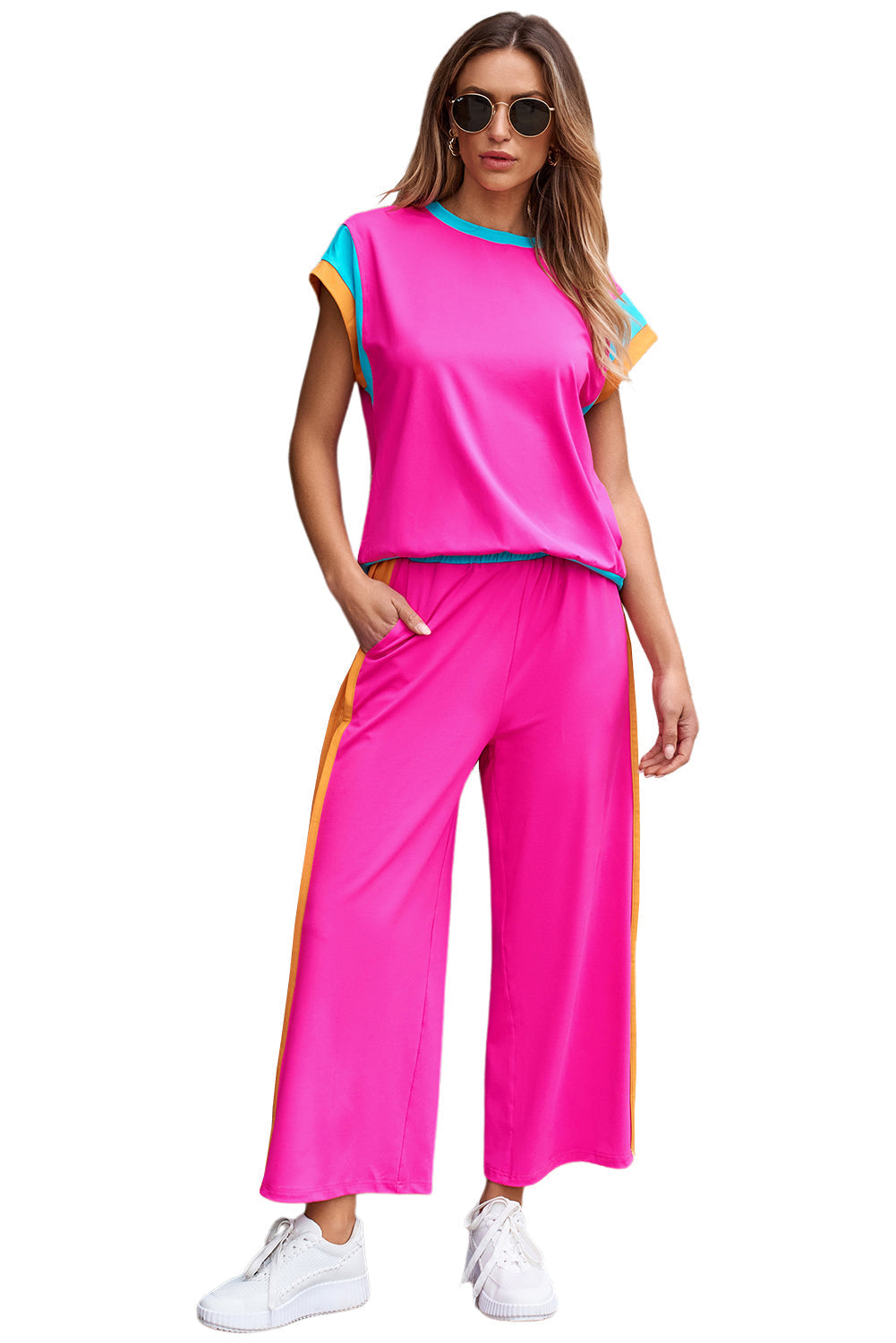 Detail Casual Two-piece Set