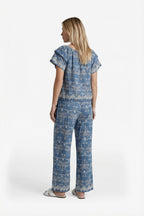 Top Fallon Denim Mid Blue